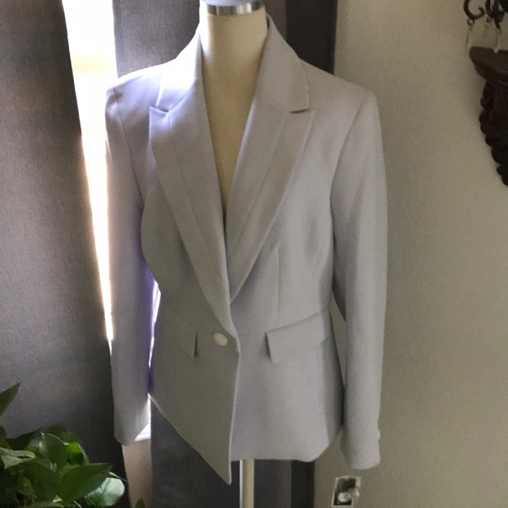 Pastel blue blazer